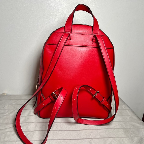 Michael Kors Vibrant Red Backpack - Picture 4 of 11